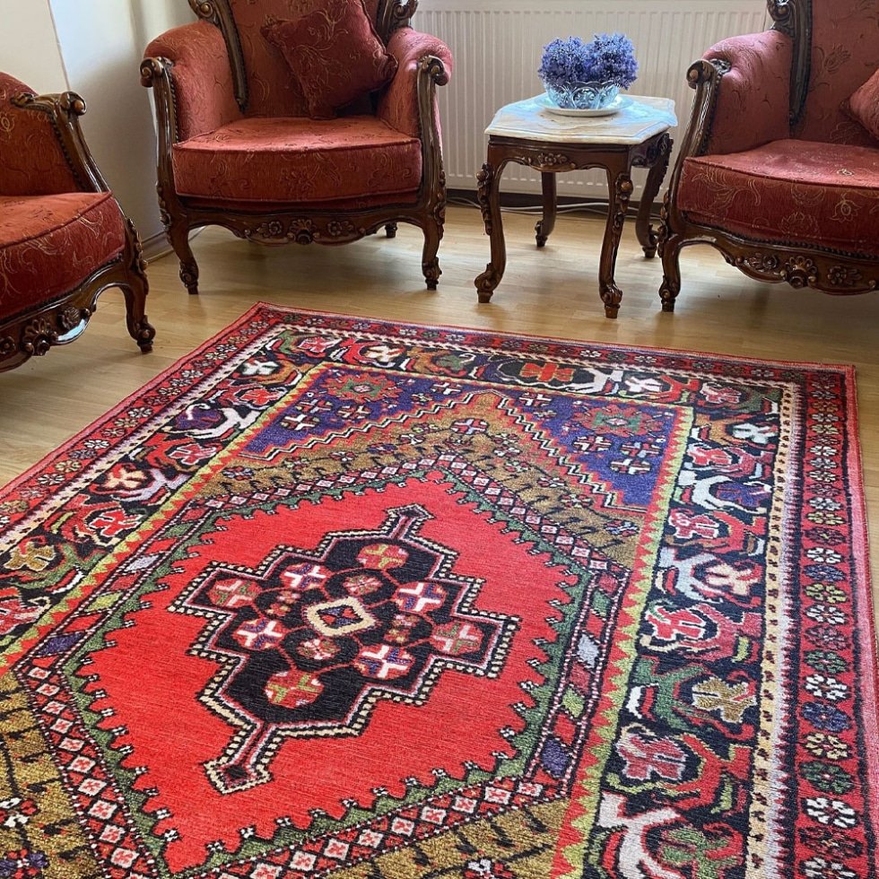 Tapis imprimé de style bessarabien