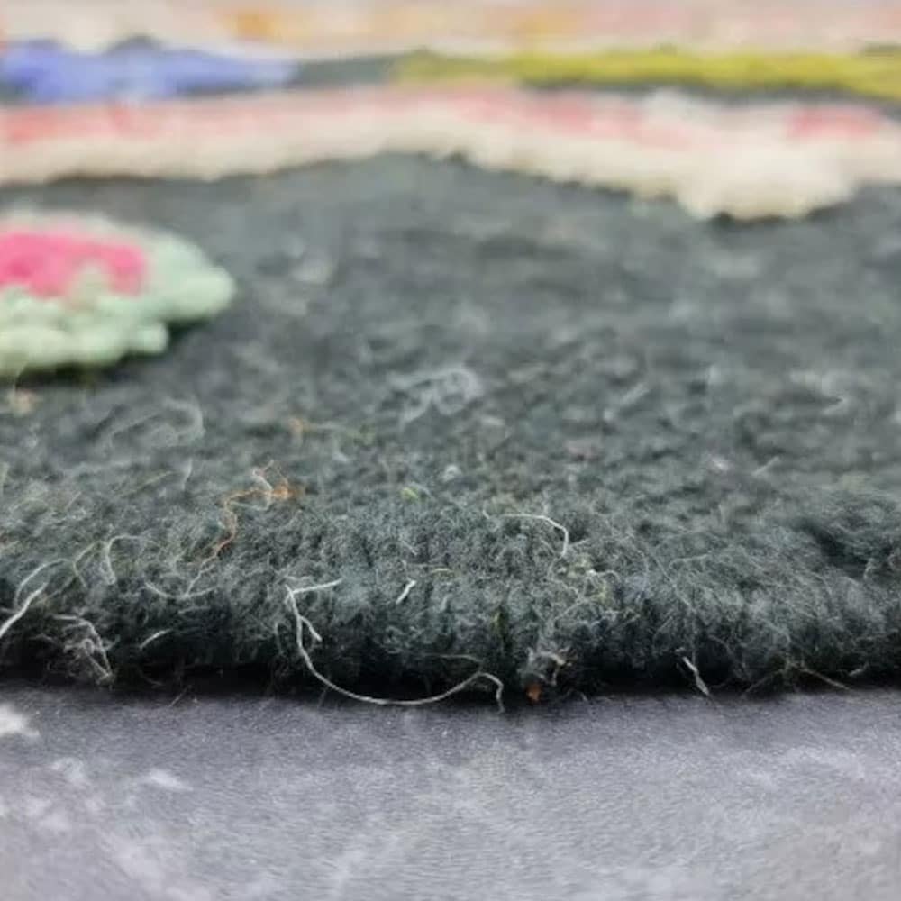 Tapis kilim berbère tribal noir Tapis kilim berbère tribal noir