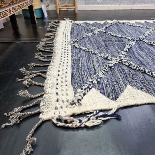 Tapis kilim marocain boho
