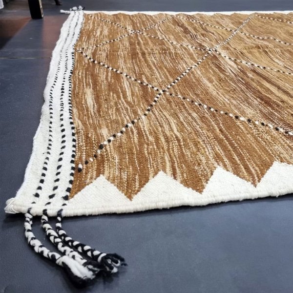 Tapis berbère kilim marron