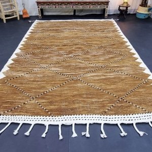 Tapis berbère kilim marron