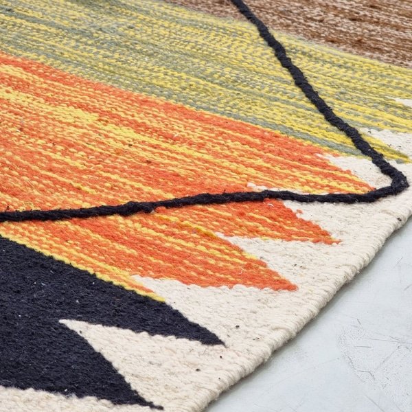 Tapis kilim marocain coloré