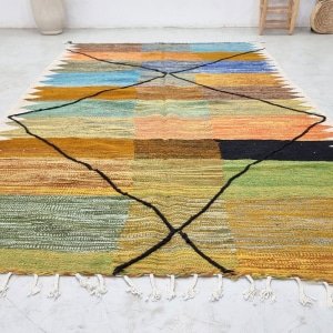 Tapis kilim marocain coloré