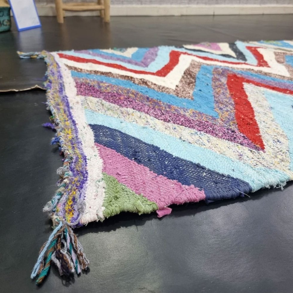 Tapis géométrique kilim berbère