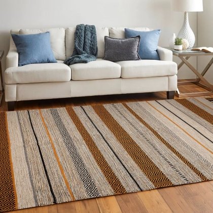 Tapis Kilim indien ivoire