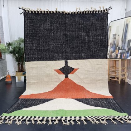 Tapis moderne ethnique kilim berbère