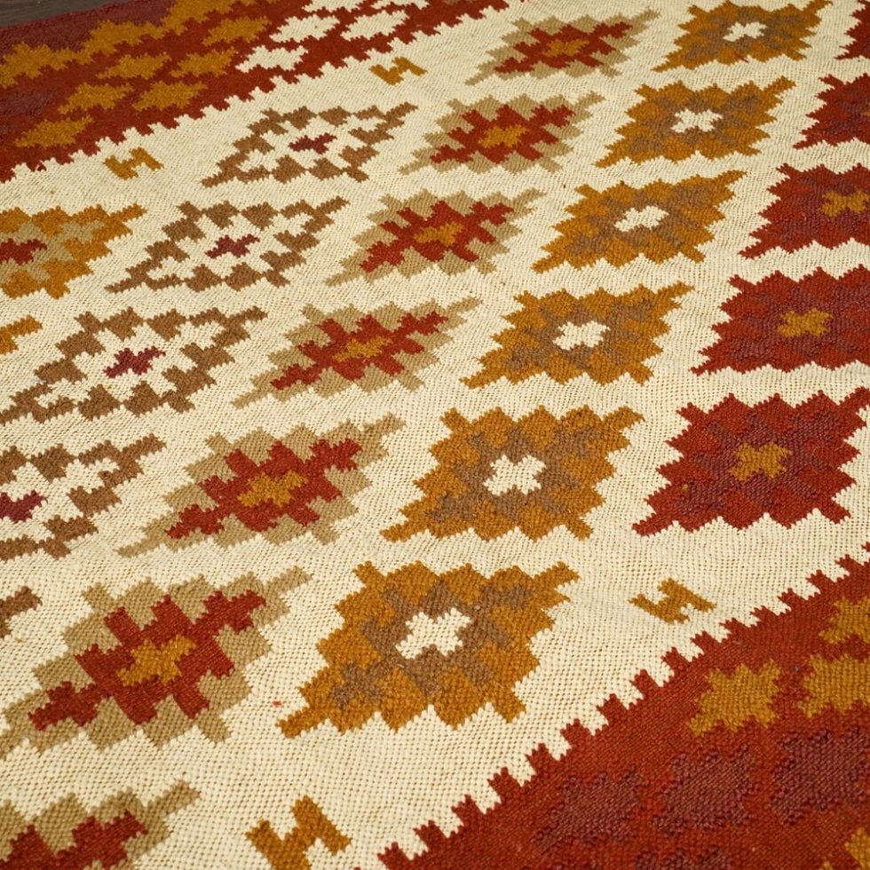 Tapis kilim de salon de style navajo