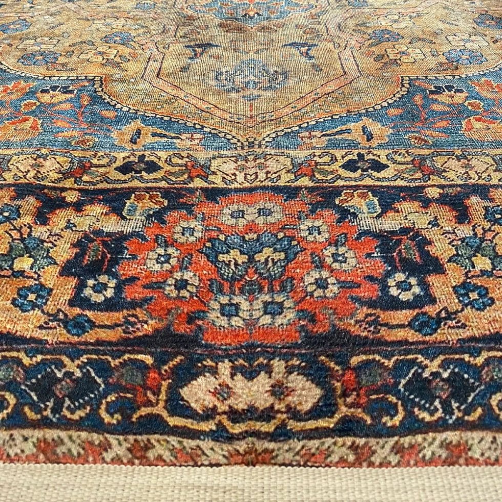 Tapis oriental lavable de style Kilim