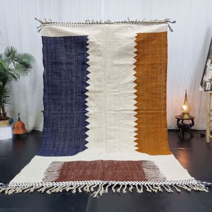 Tapis marocain en laine de mouton