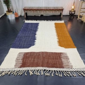 Tapis marocain en laine de mouton