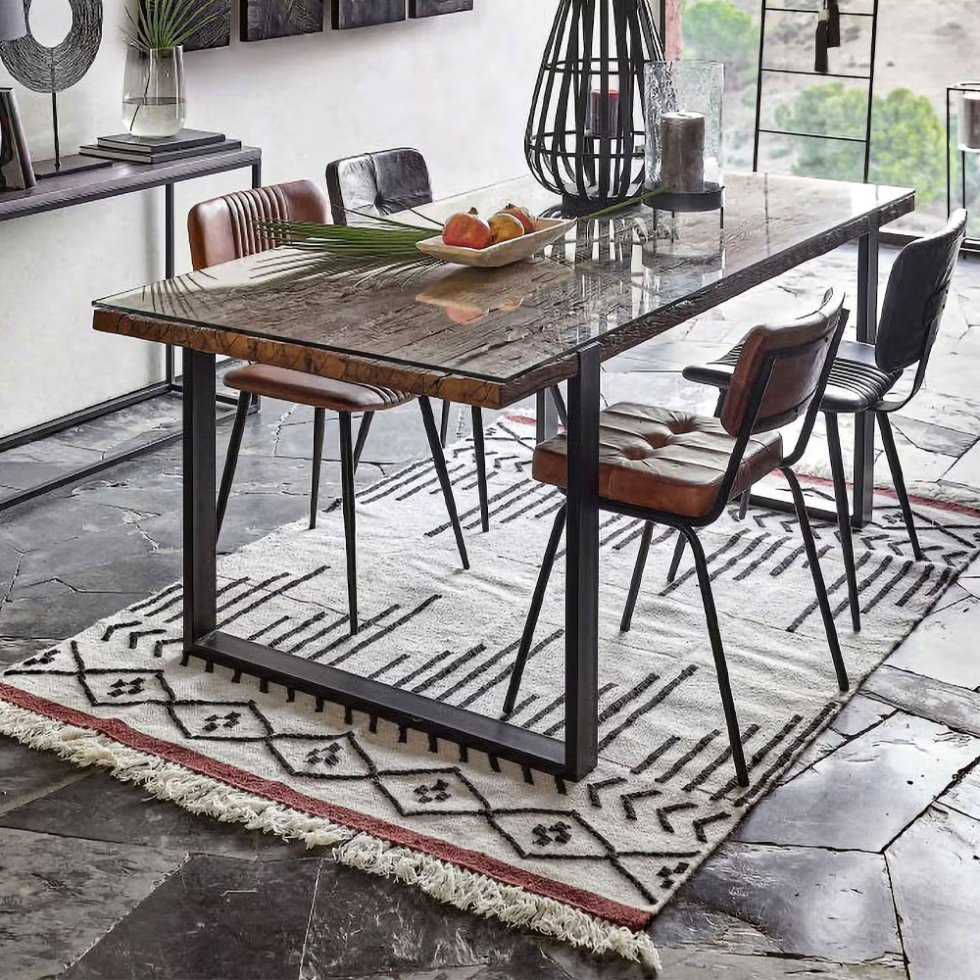 Tapis souple kilim fait à la main