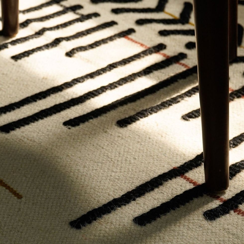 Tapis souple kilim fait à la main – Image 8