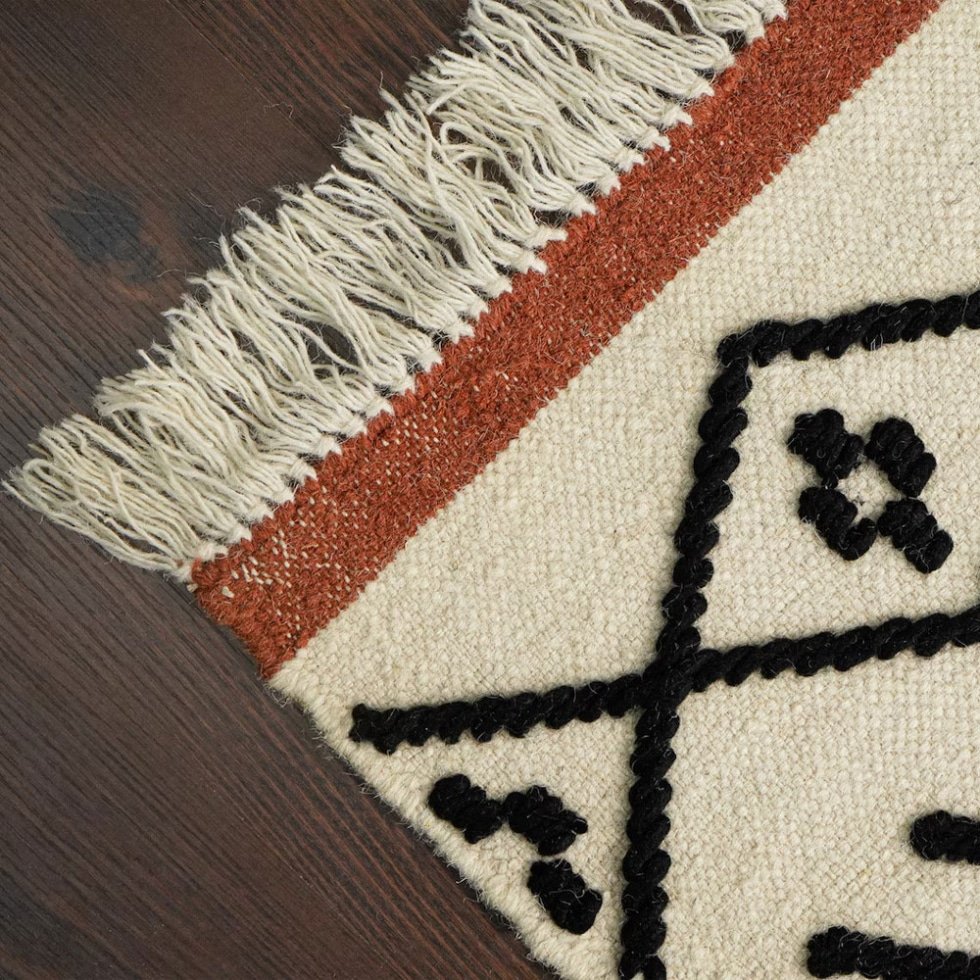 Tapis souple kilim fait à la main