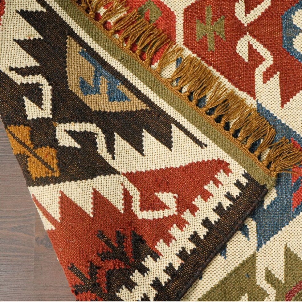 Tapis kilim de style sud-ouest américain