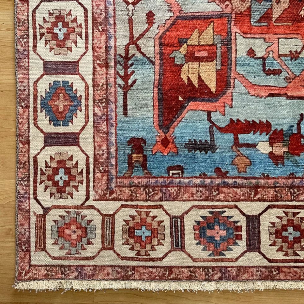 Tapis turc à motif kilim