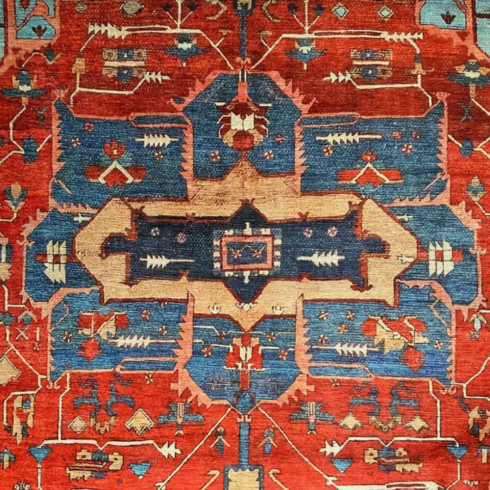 Tapis turc à motif kilim