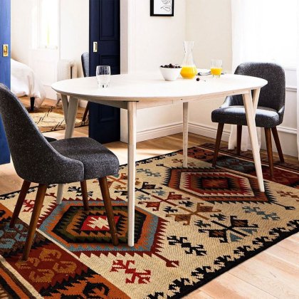 Tapis kilim ethnique tissé