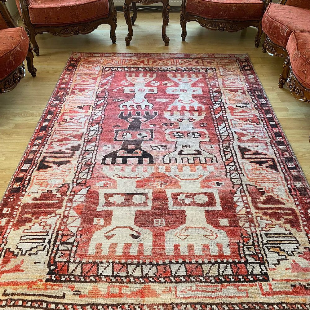 tapis kilim turc lavable rouge et rose tapis kilim turc lavable rouge et rose