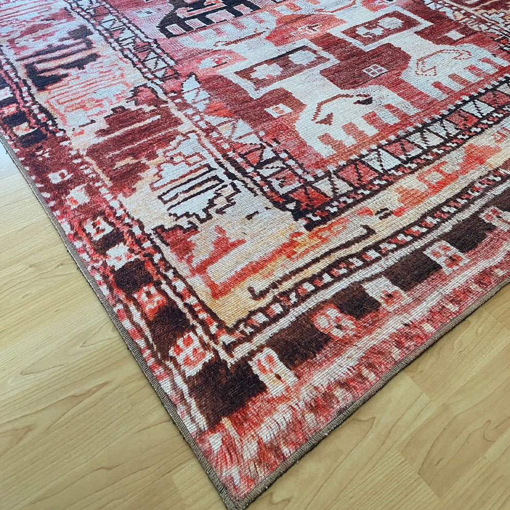 tapis kilim turc lavable rouge et rose tapis kilim turc lavable rouge et rose