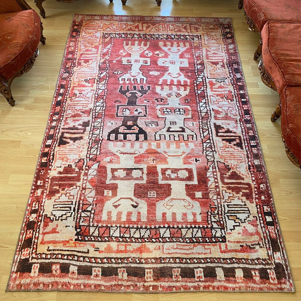 tapis kilim turc lavable rouge et rose tapis kilim turc lavable rouge et rose