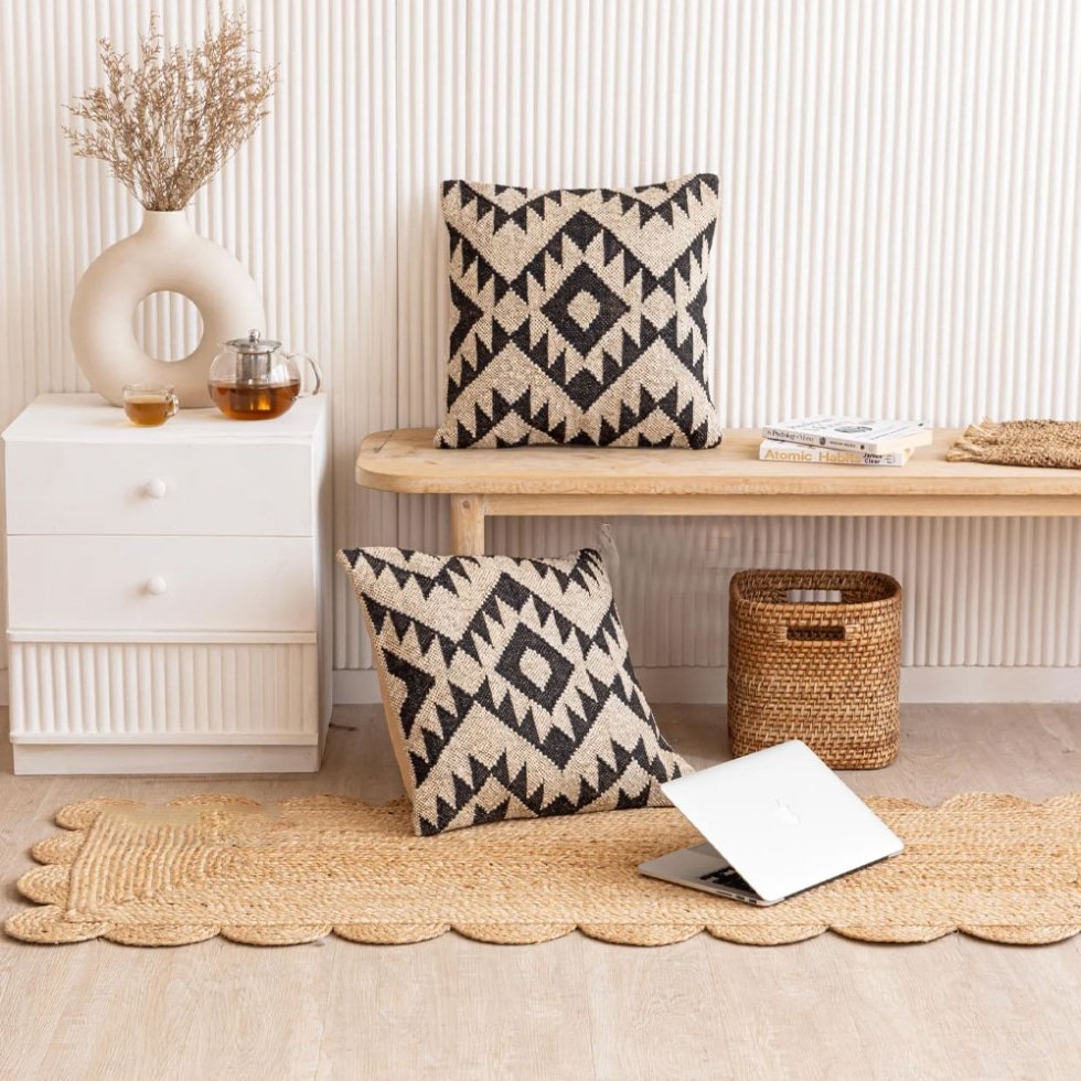 Taie d'oreiller en kilim 20x20
