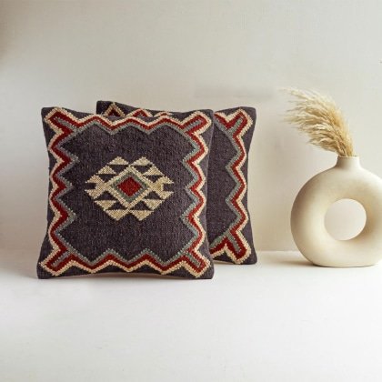 22x22 housse de coussin kilim