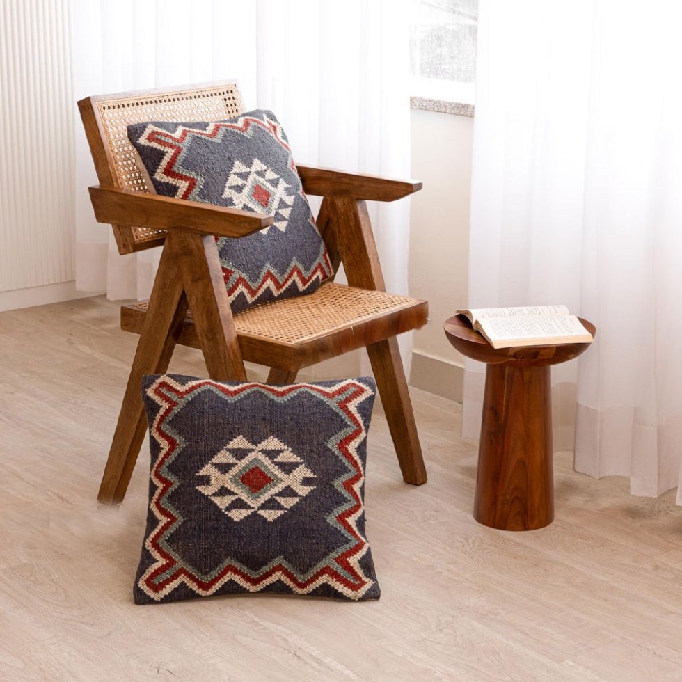 22x22 housse de coussin kilim