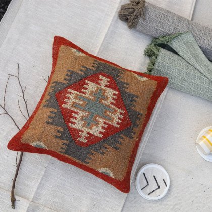 Coussins kilim antiques 18x18 pouces