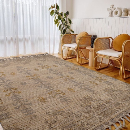 Tapis kilim beige