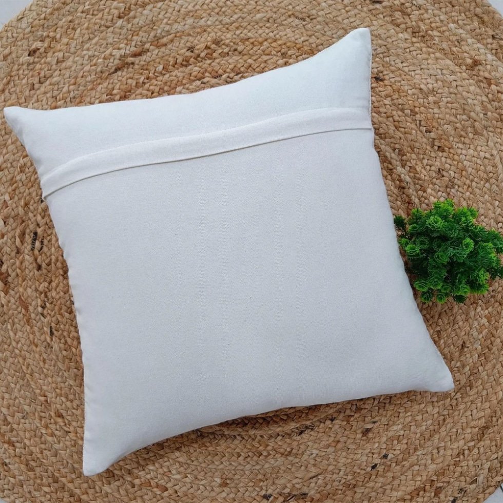 Coussin kilim noir
