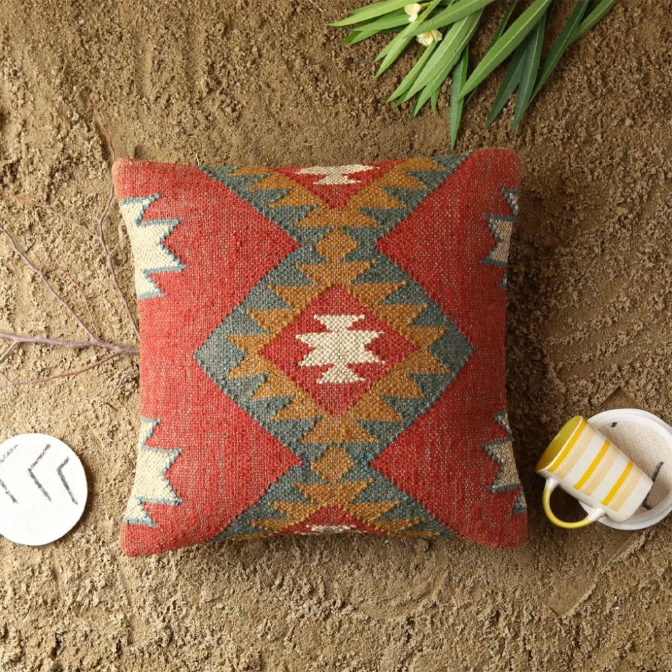 Coussins en kilim lumineux
