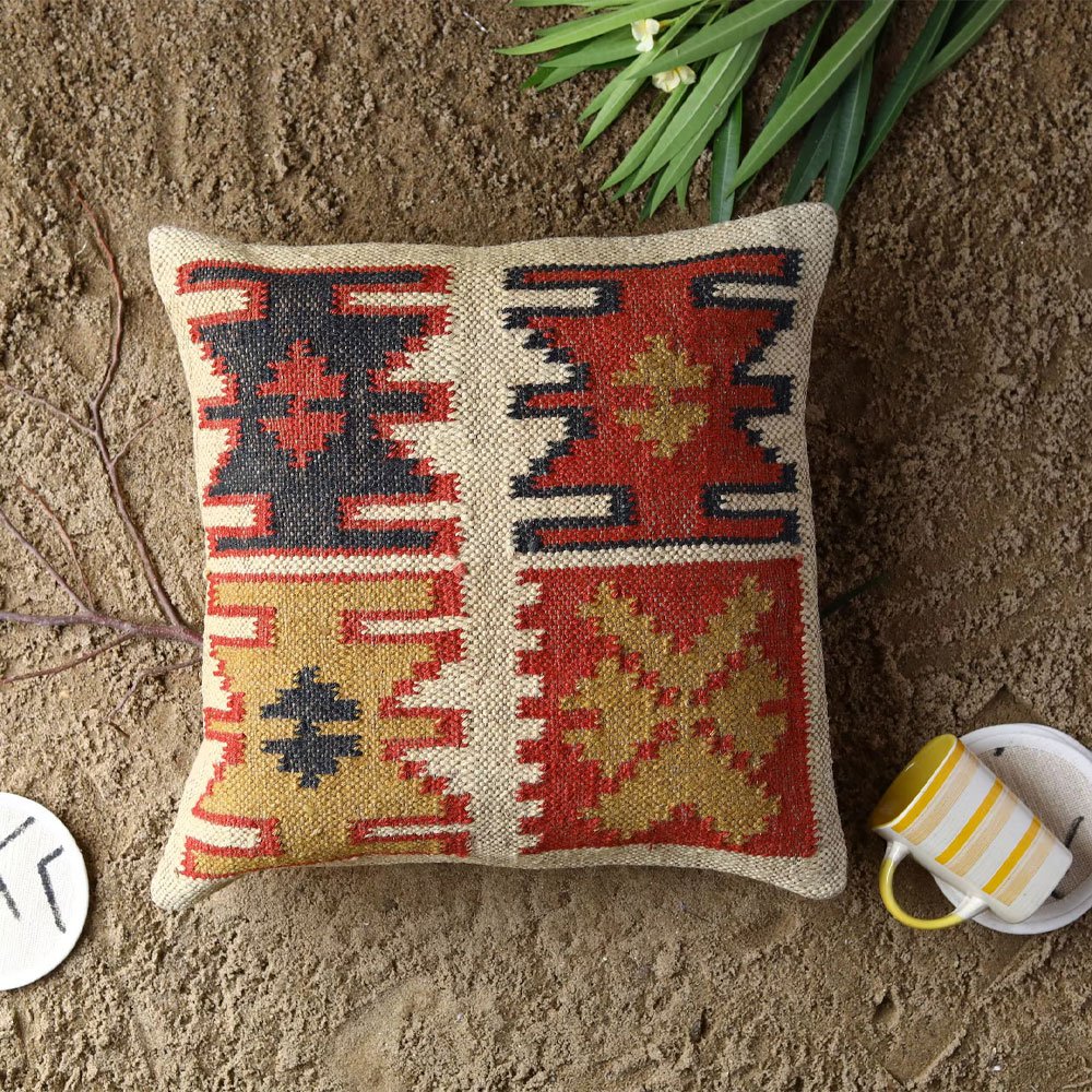 Coussin en laine Kilim Coussin en laine Kilim
