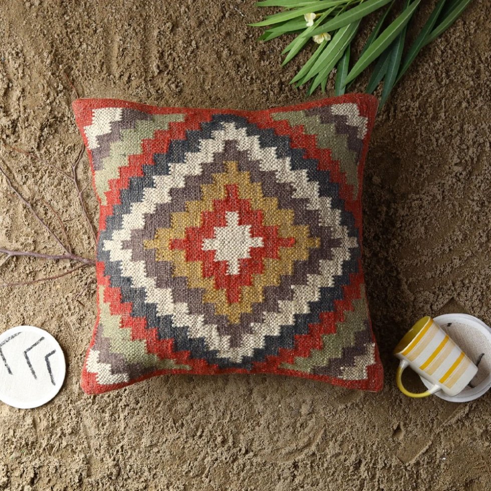 Coussins en kilim du sud-ouest