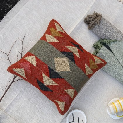 Taies d'oreiller en kilim vintage