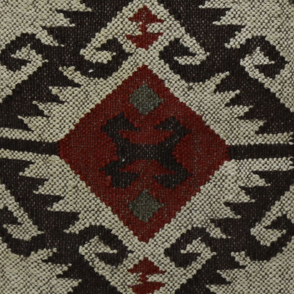 Pouf ottoman en kilim fait main