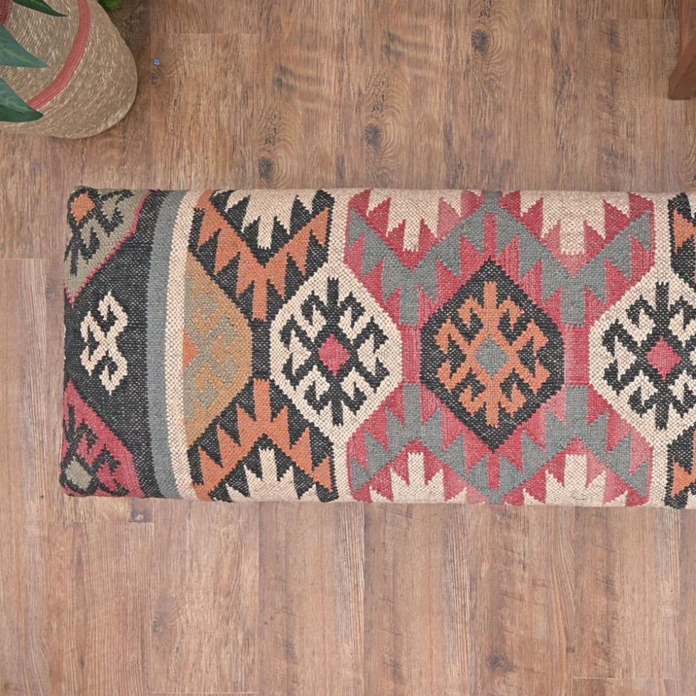 Banc ottoman en kilim Navajo