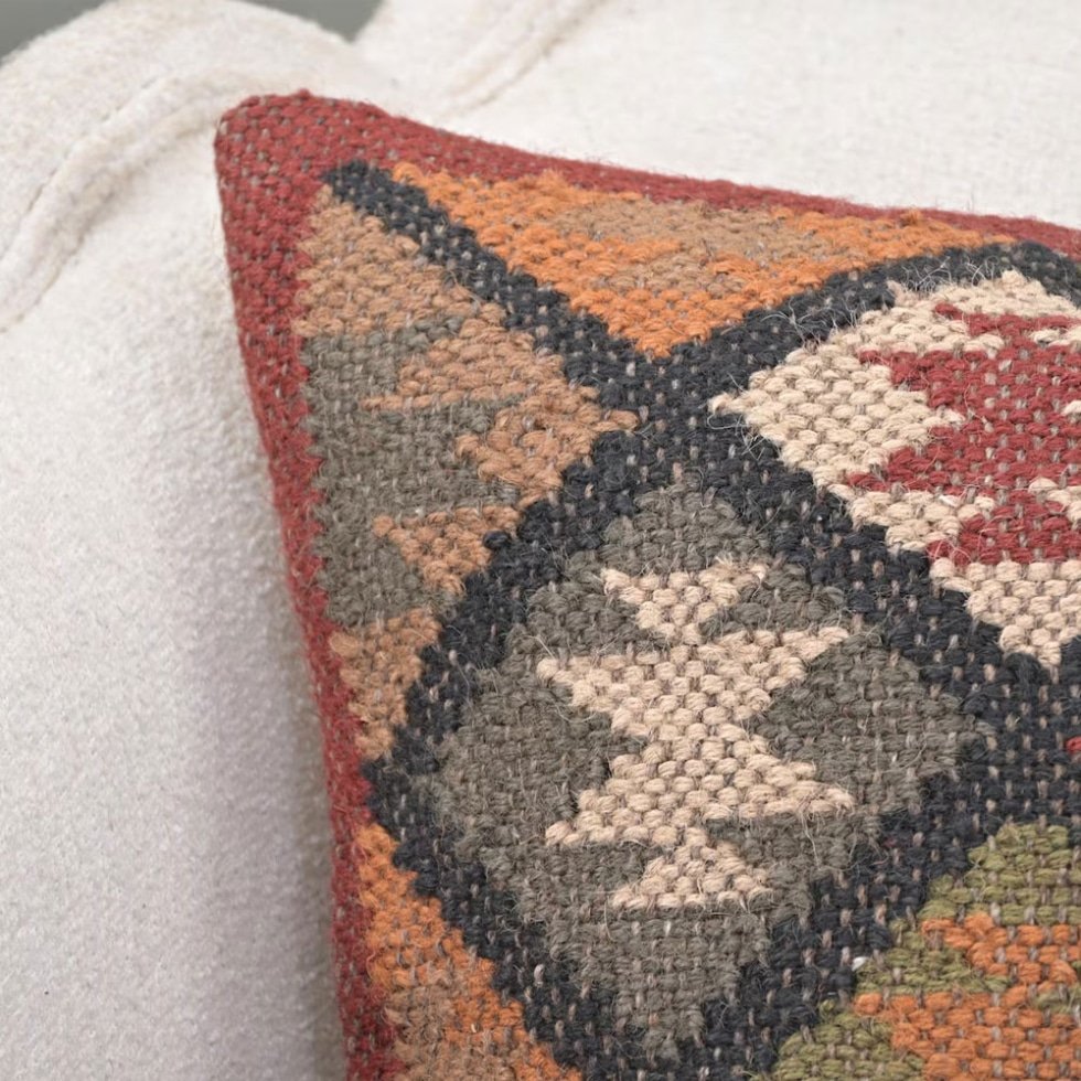 20x20 oreiller kilim diamant