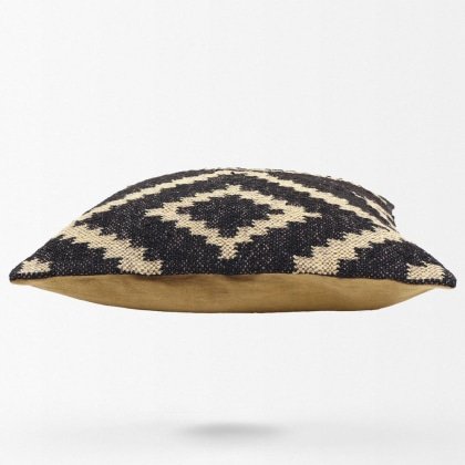 Oreillers kilim en diamant noir