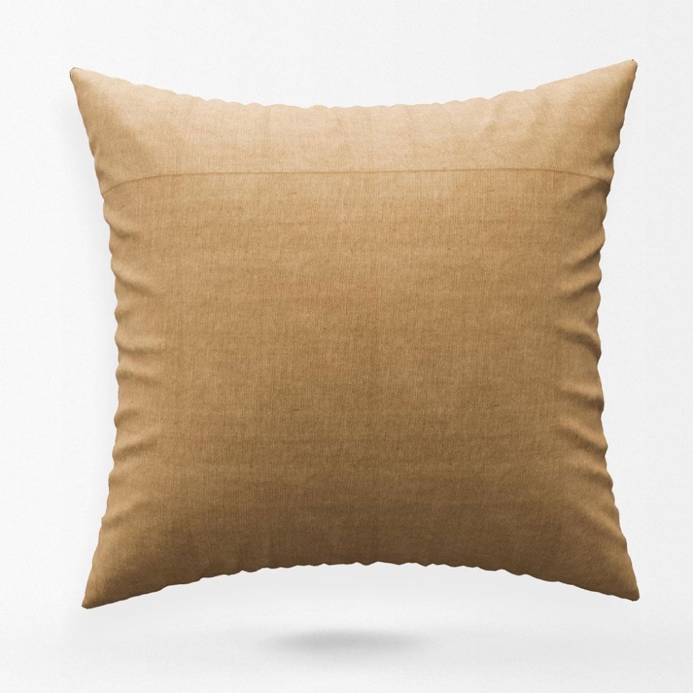 Coussins kilim ornés marron